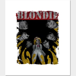 TEXTURE ART - BLONDIE ROCKBAND Posters and Art